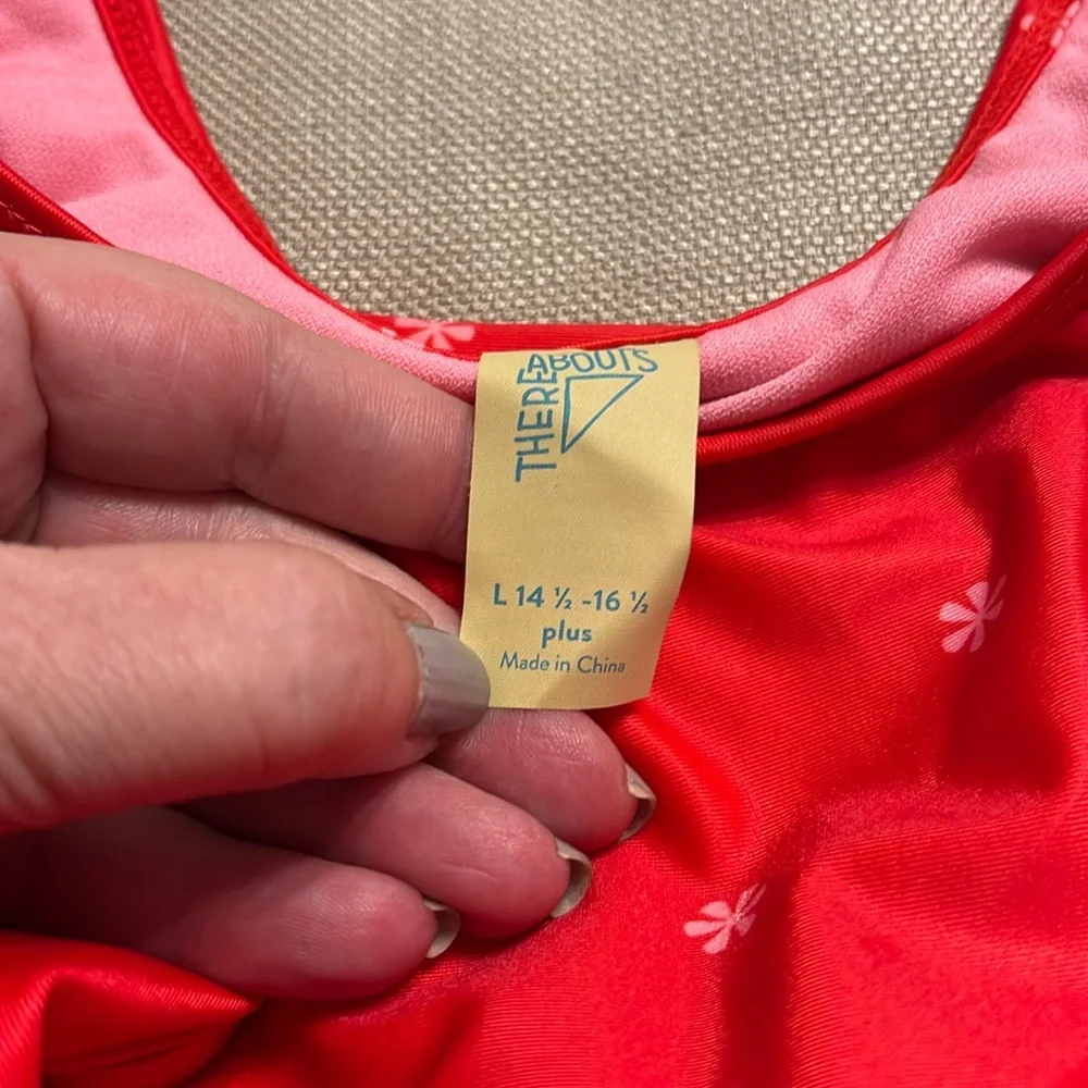 Thereabouts Plus 2 pc Girls Swimsuit